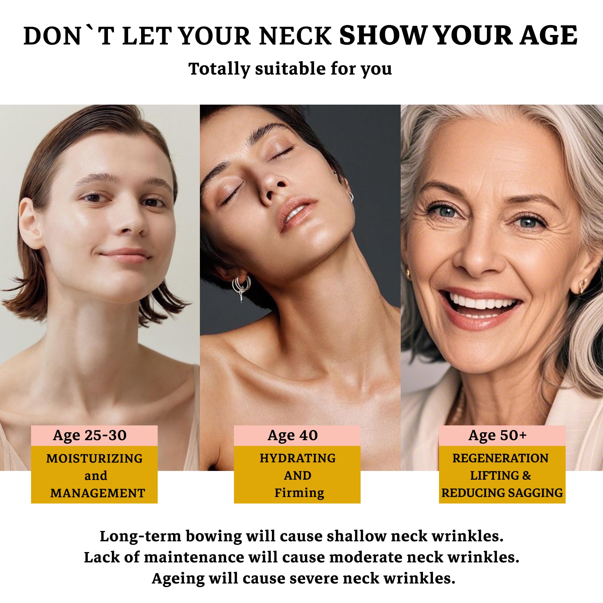 Misoour Neck Collagen Mask with Astaxanthin, 2 in 1 NeckMask for Anti-wrinkle, Firming, Moisturizing - Image 2