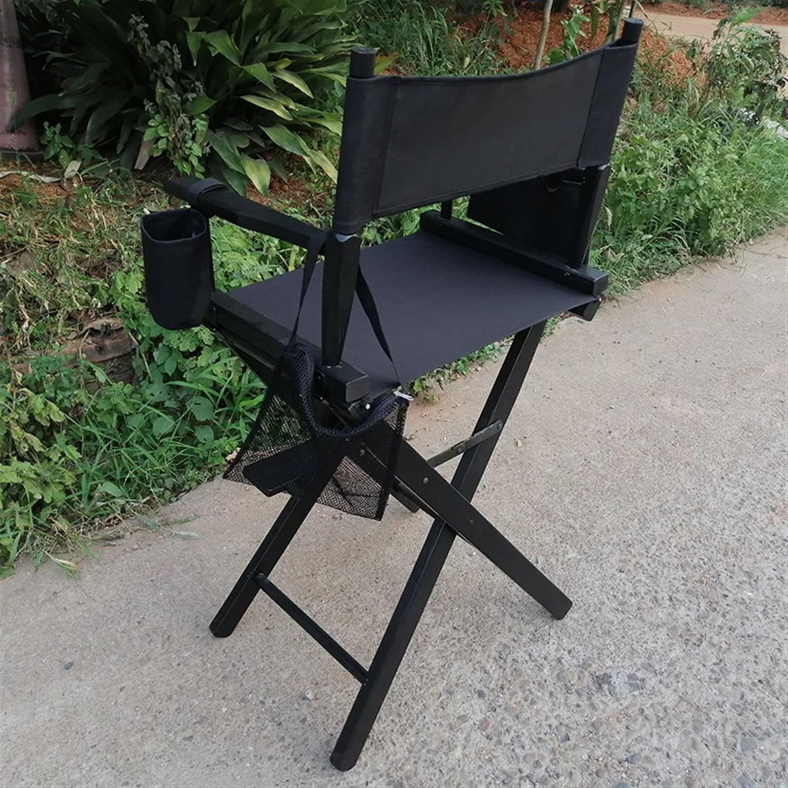 Silla De Pesca Sedia Pieghevole Portatile Professionale Alta e Resistente for Pesca da Spiaggia in Legno Nero para Pesca Camping