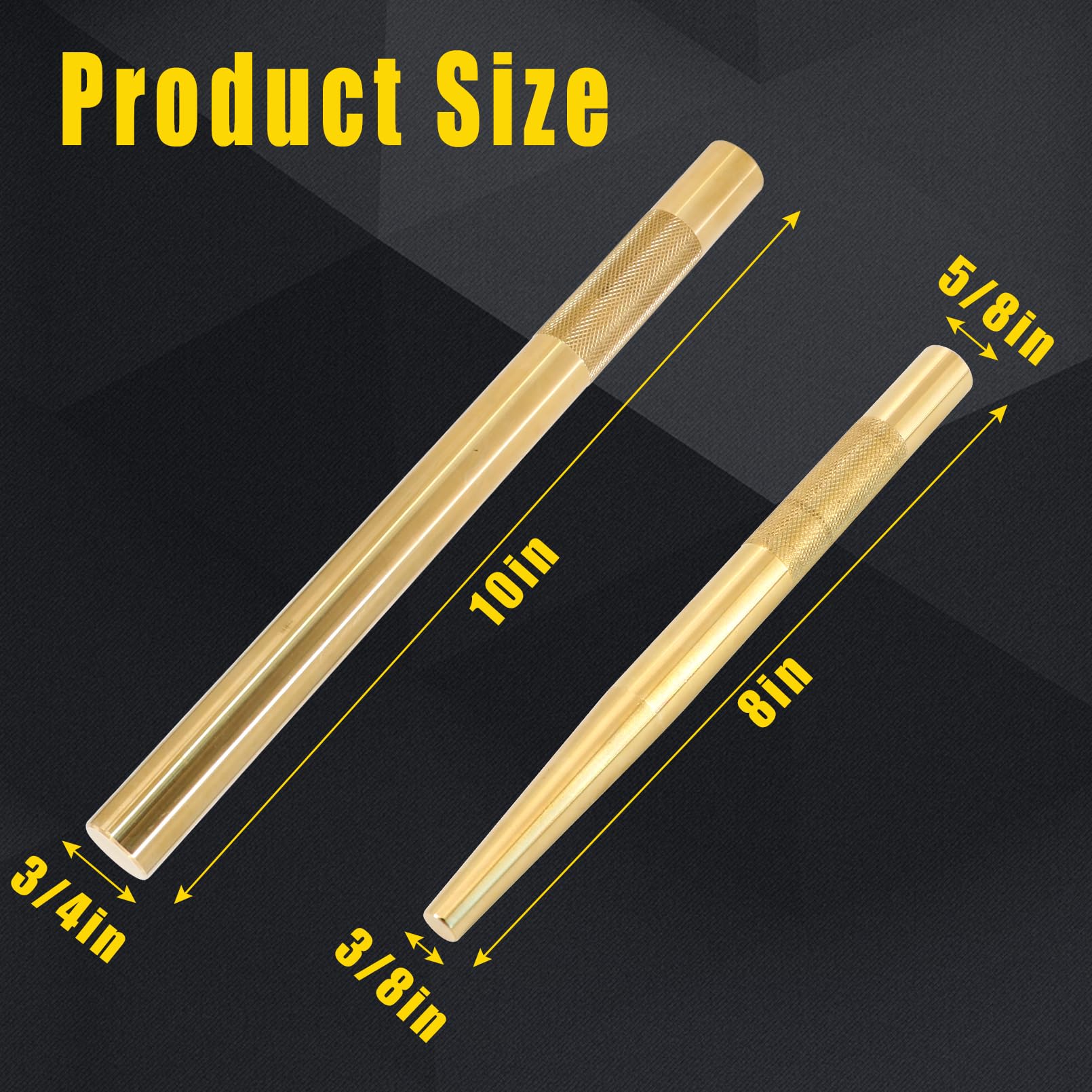 Brass Drift Punches Set - Mechanic's Tool Kit -6