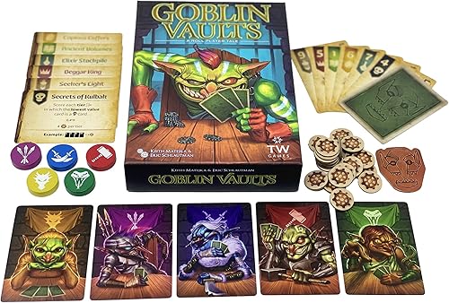 Miniatura 2 de Juego Goblin Vaults  Juego de estrategia de licitación y colocación de cartas  A partir de 14 años  Juego familiar para 1 a 5 jugadores  30-45