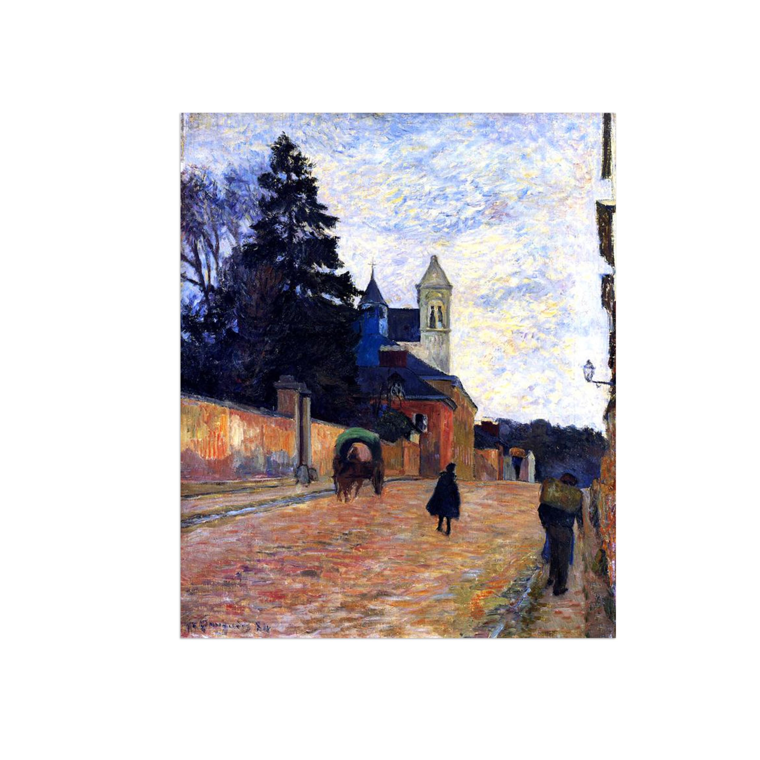 SDYSKKUG Famous Wall Art. Canvas Prints. Street 2.35x30cm Unframed