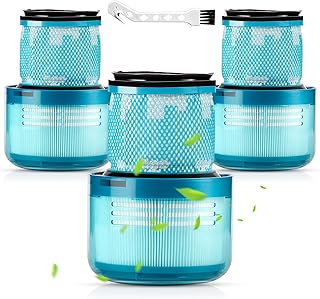 (3 Pieces) Replacement Filters for Dyson V15 Detect Complete V15 Animal Vacuum Filters for Dyson V11 SV14, Replace Part no. 970013-02, 3 Filters Kit, Washable Reusable Filters for V15 V11 SV14