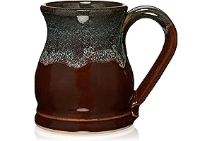 Potbelly 16oz in Chestnut/Sage Handmade with Uncommon Clay