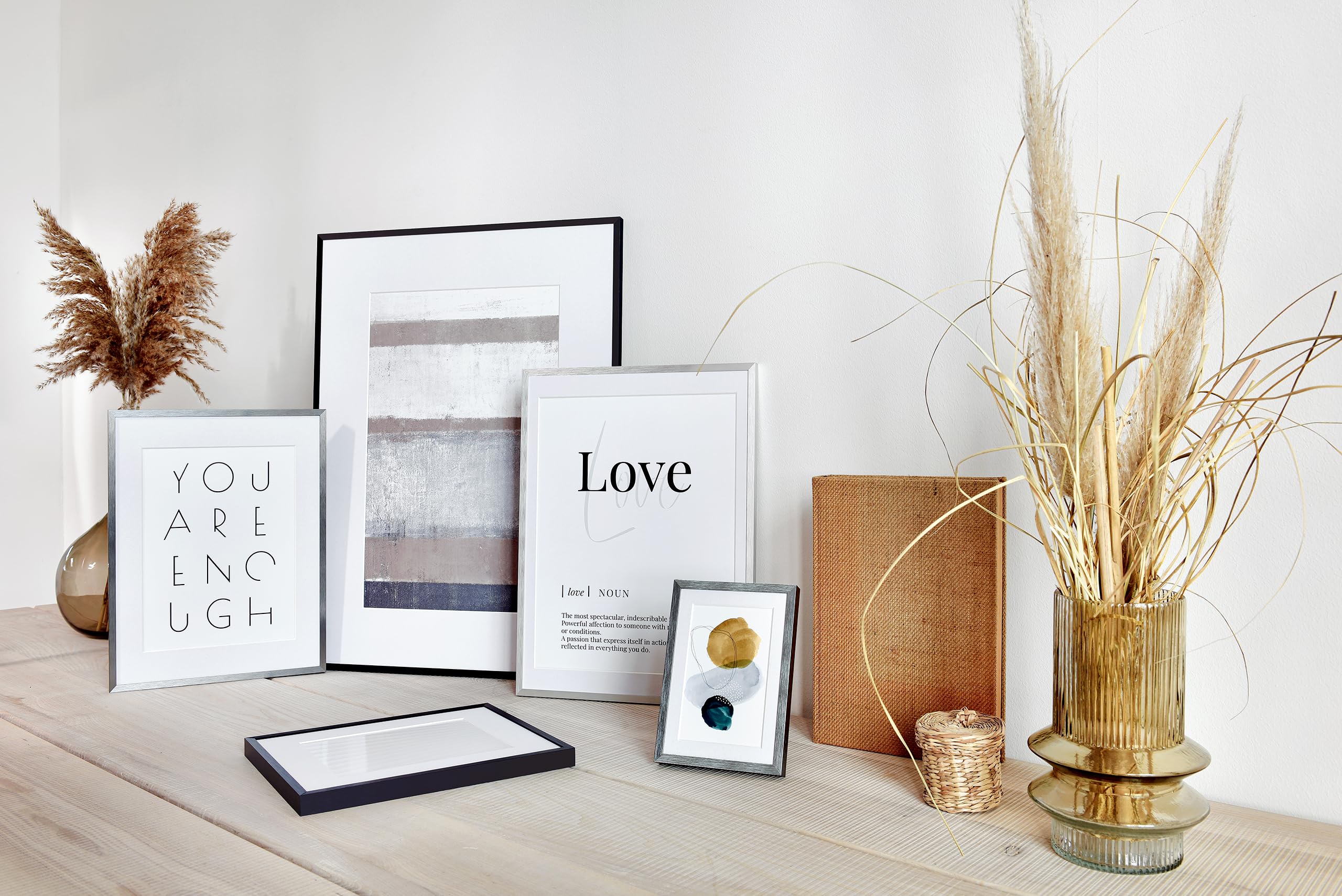 DEHA Design Aluminiowa Rama Tribeca, 50x70 cm, Czarna Struktura Matowa