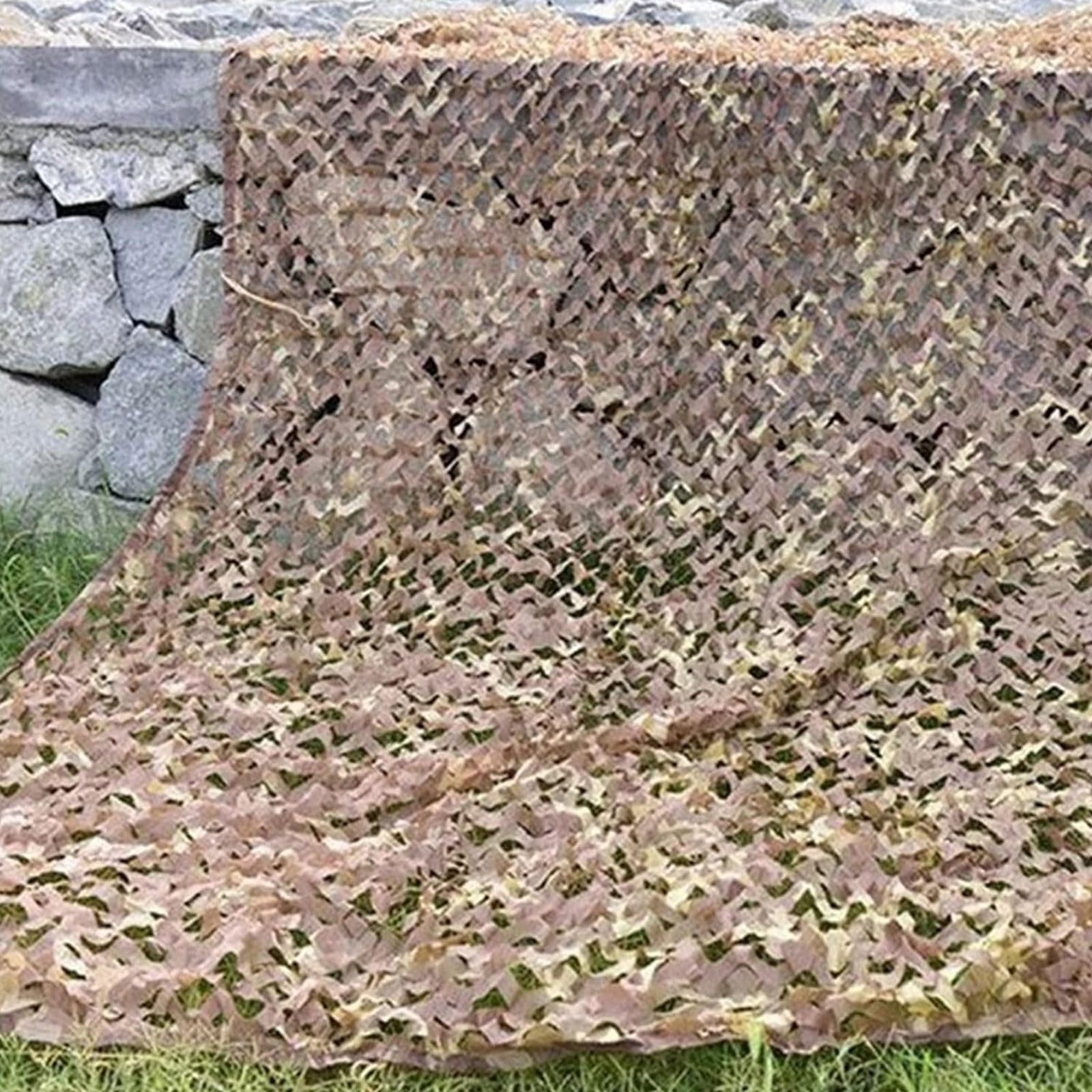 Rete Mimetica Desertica Rinforzata, 3x4m Rete Mimetica Ombreggiante per Pergola, Caccia, Nascosta, Decorazioni per feste in giardino