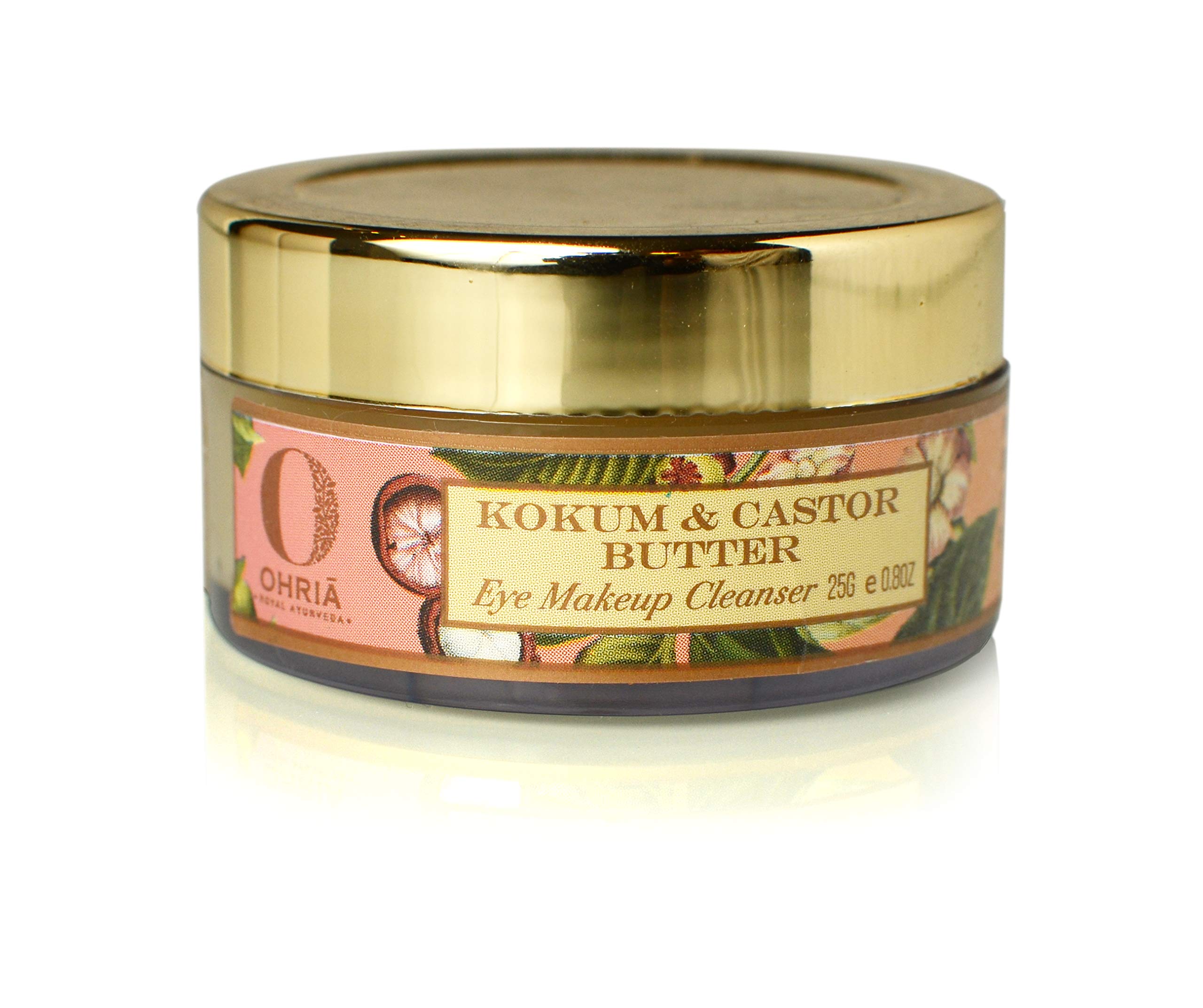 OHRIAAyurveda Kokum & Castor Butter Eye Makeup Cleanser, 25g