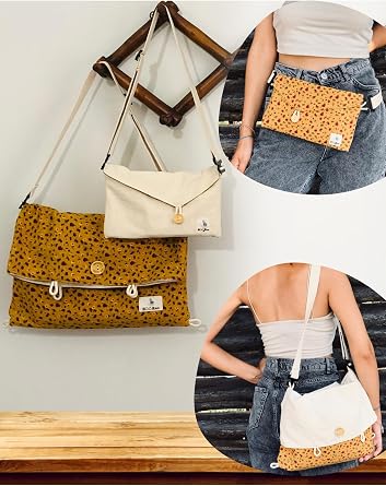 Multifunctional Bag Convertible Handmade Thick Canvas Unisex Practical Stylish Environmentally Friendly Double and Single Sided Models
