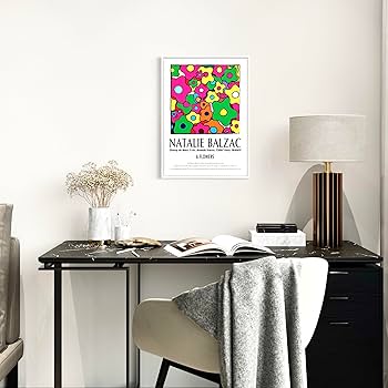 Amazon.co.jp: ポスター A2額入り アートポスター NATALIE BALZAC