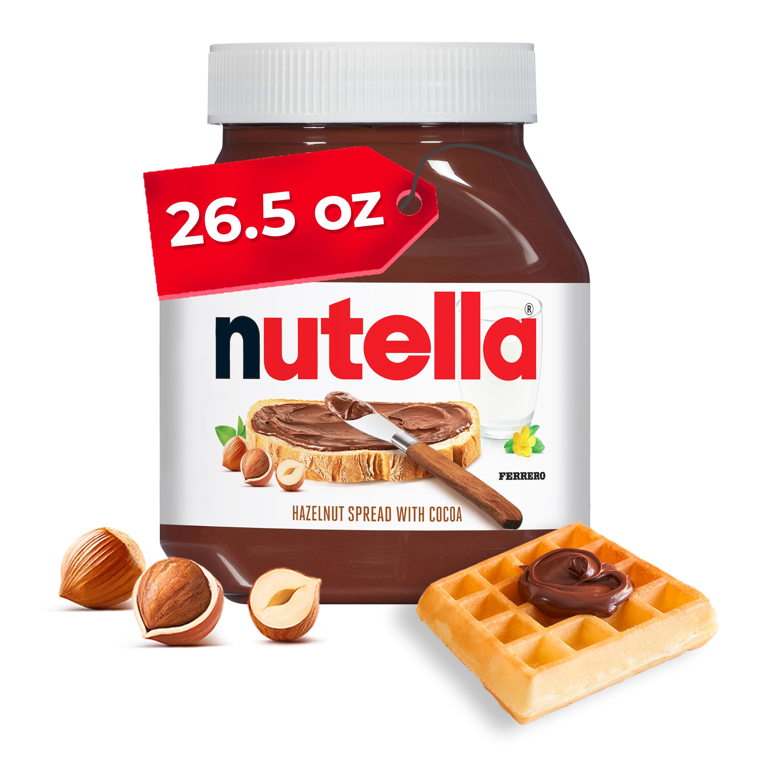 Nutella Hazelnut Spread with Cocoa, 750g-image-9
