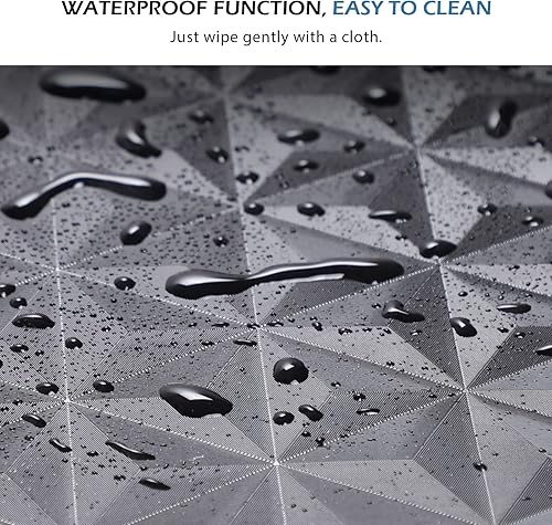 Miniatura 4 de SALLOUS Tapete para silla de oficina para suelos duros, 75 x 60 pulgadas, tapete de silla extra grande para suelo de madera dura, tapete de vinilo