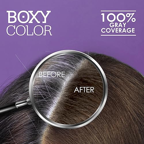 Miniatura 5 de KIT DE COLORACIÓN BOXY COLOR Profesional, tinte para cabello en crema de color permanente con proteína vegetal para obtener un cabello con color
