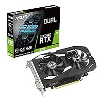 ASUS DUAL NVIDIA GeForce RTX 3050 OC Edition Scheda Video 6 GB GDDR6, Multiprocessore Streaming NVIDIA Ampere, Resistenza alla Polvere IP5X, Auto-Extreme, GPU Tweak III, Nero, DUAL-RTX3050-O6G