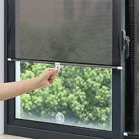 Cortinas Rolo para Janela com Ventosa,Para-sol Protetor Solar para Janela,Cortinas de escurecimento de Varanda Persiana PVC,Persiana Portátil para Janela Sala Cozinha Escritório,Carro (50x125cm)