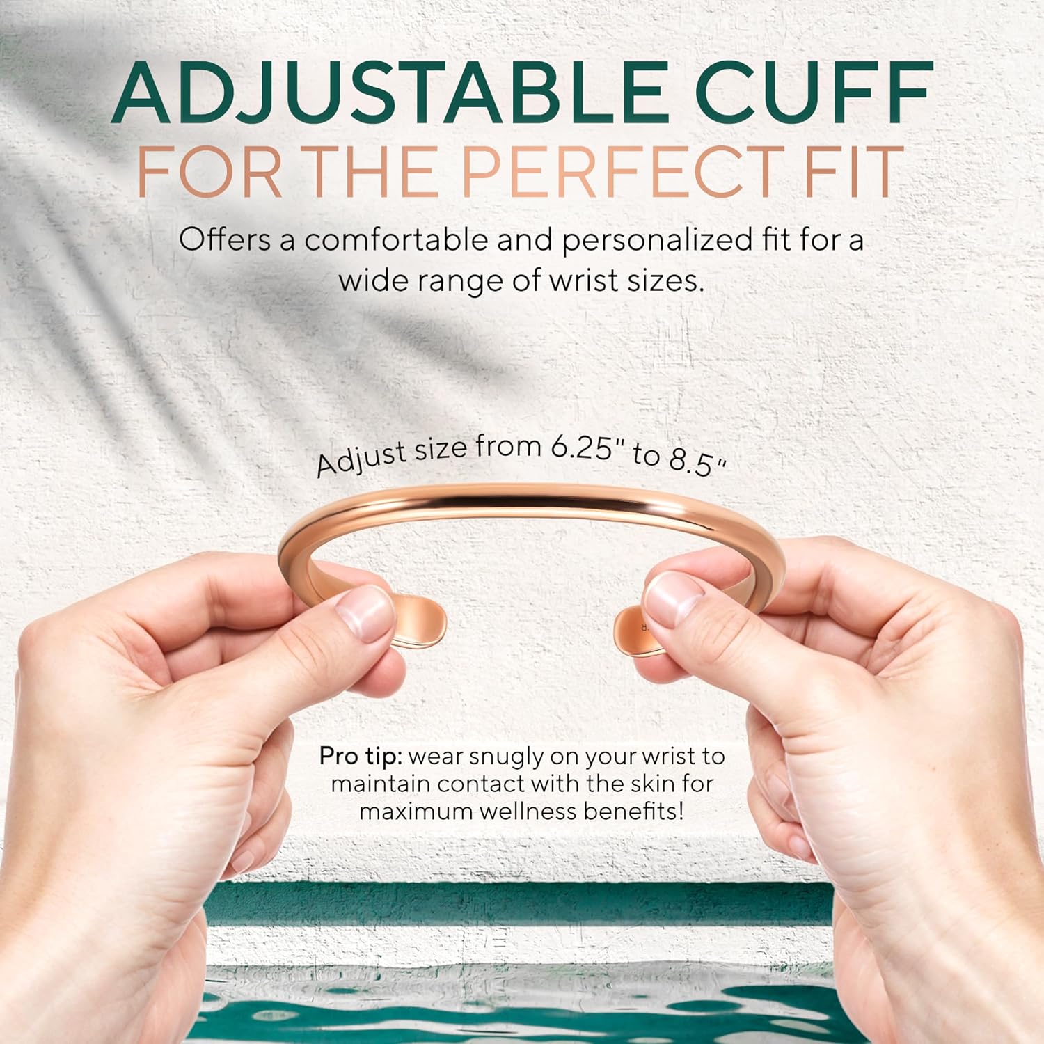 TheraCopper Copper Bracelet for Men & Women — 100% Pure Copper Bracelets — Raw, Solid & Uncoated Authentic Handmade Tibetan Bracelet Cuff Bangles - Image 5