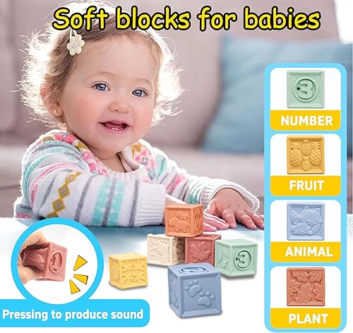 Miniatura 2 de Juguetes para bebés de 6 a 12 meses, juguetes Montessori 5 en 1 para bebés de 0 a 6 a 12 meses, incluye juguete de cuerda de tirar y clasificador de