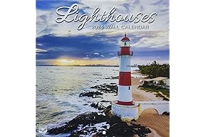 TURNER PHOTOGRAPHIC 2023 Lighthouse Wall Calendar