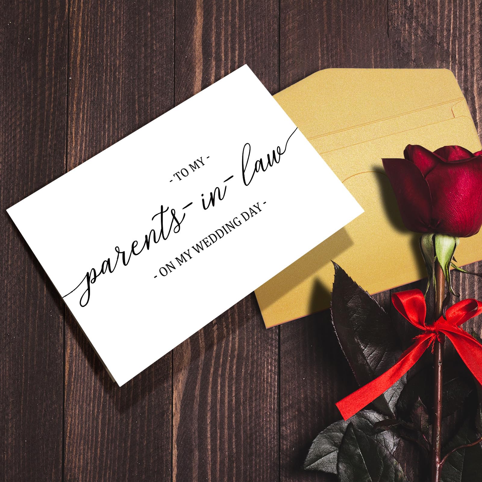 Nchigedy To Father In Law On My Wedding Day Card, Tarjeta De