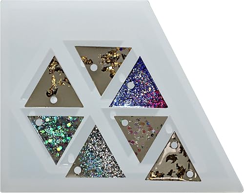 Miniatura 10 de Funshowcase Colgante de joyería de estilo francés con agujero de resina epoxi molde de silicona