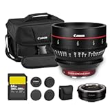 CN-E 24mm T1.5 L F Cinema Prime Lens (EF Mount)|L-Series Full-Frame Cine Lens with Fast T1.5 Aperture & Precision Manual Focus|for Film, Broadcast, & Studio Production + Adapter EF-EOS R + More