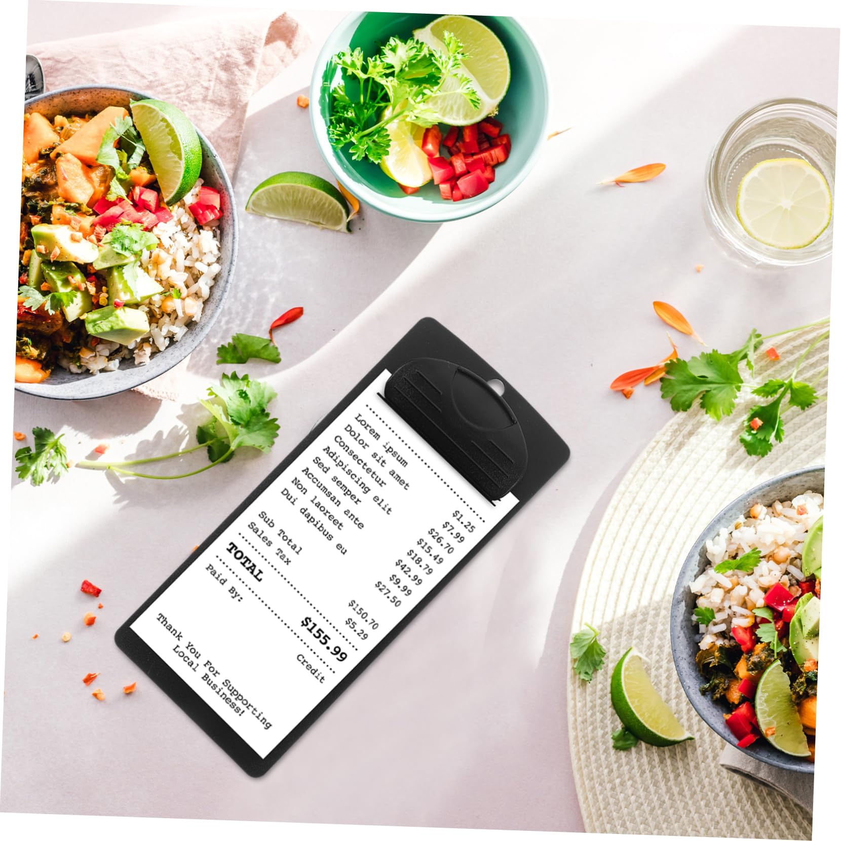 BELLIFFY 4pcs Menu Folder Storage Clipboard Black Clipboard Replacement Menu Clipboard Menu Clipboard Stand Menu Covers Holder Menu Holder Clipboard Menu Clipboards Clipboard with Storage