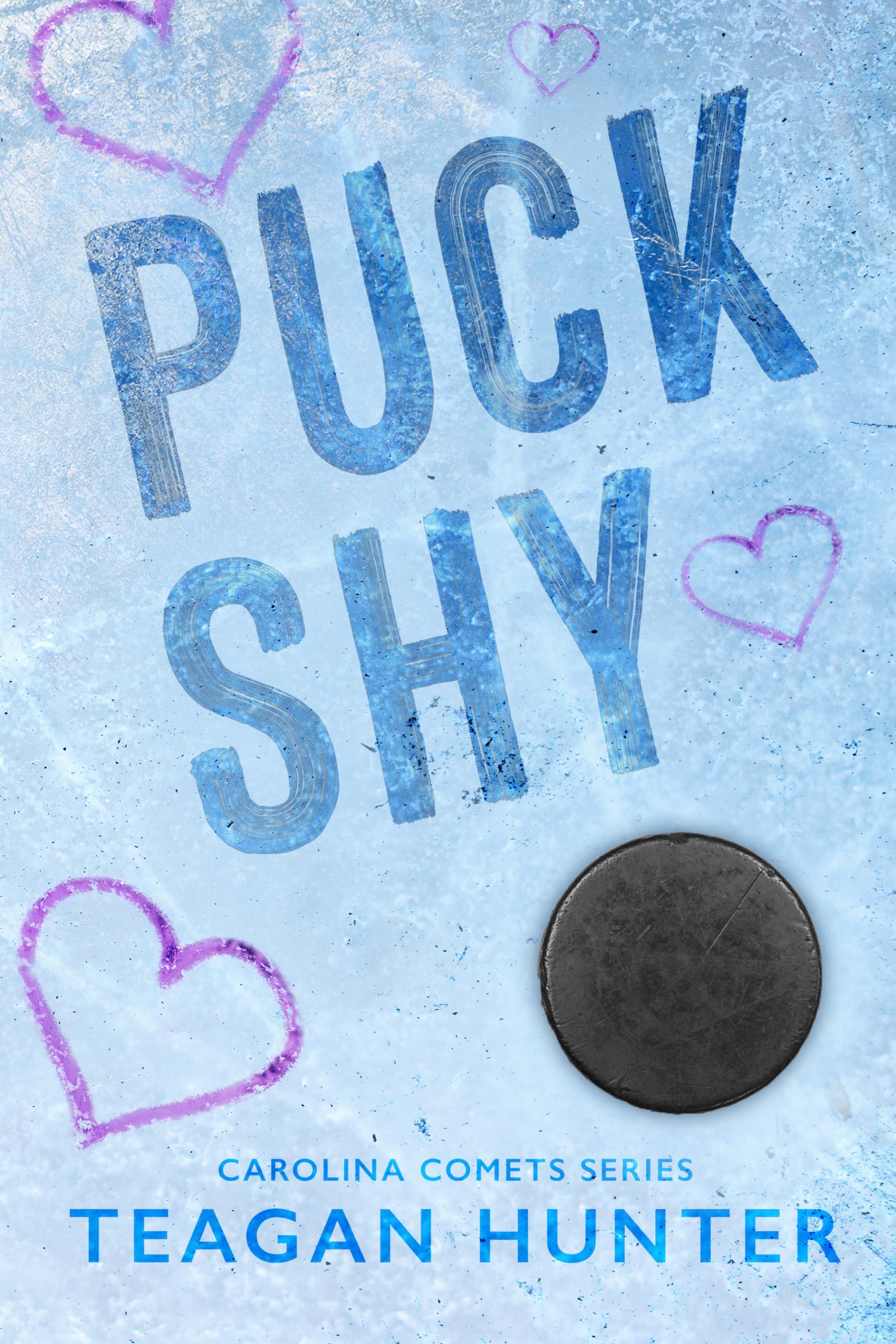כריכת הספר Puck Shy מאת Teagan Hunter
