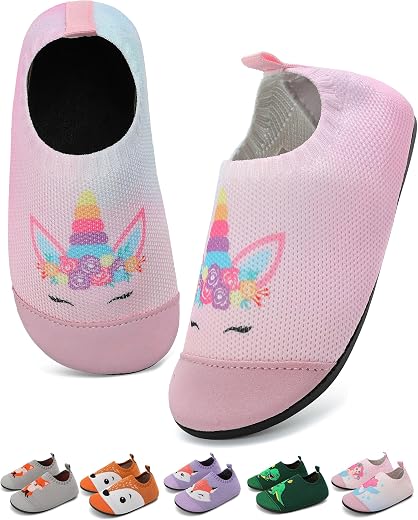 BARFULKER Unisex Badeschuhe Wasserschuhe Schnell Trocknend Schwimmschuhe Weich Leicht Strandschuhe Aquaschuhe mit rutschfest Sohle，Gr.34-47