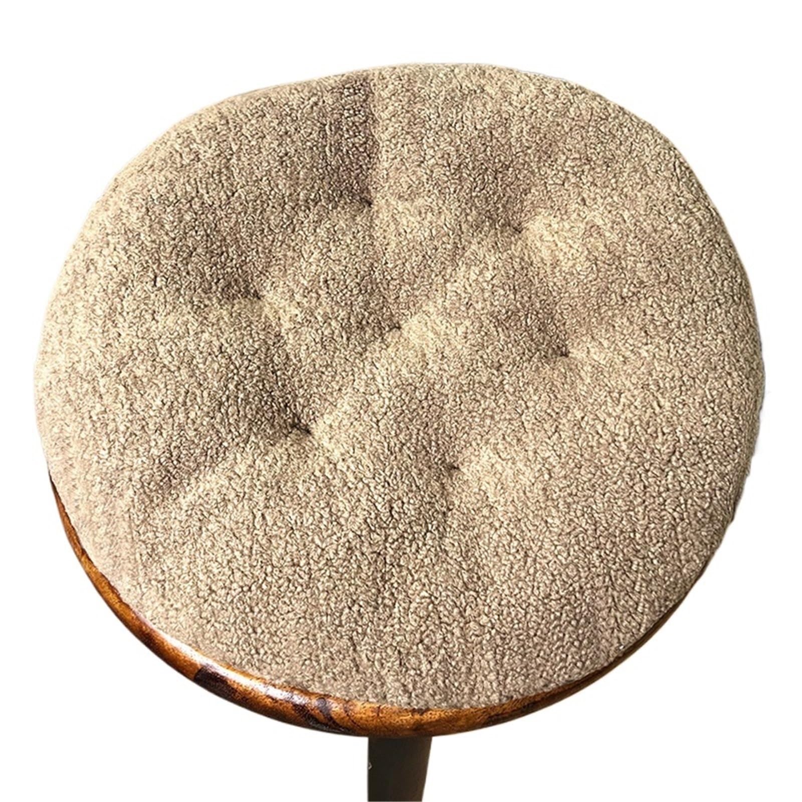 Coussins de jardin et chaises courtes avec assise moelleuse ronde café