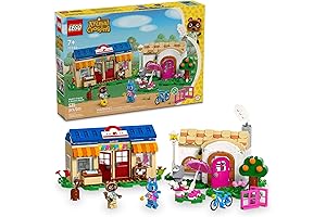 Animal Crossing Nook's Cranny & Rosie's House Playset: Buildable Video Game Toy for Kids