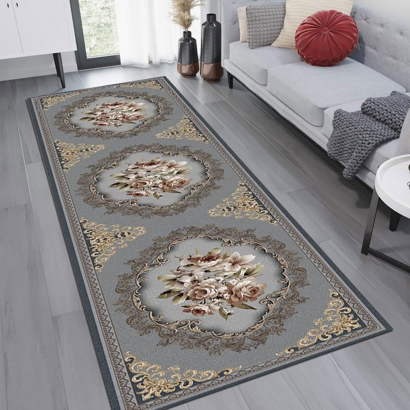 Moderne tapijtlopers voor gang, 1m 150cm 2m 2,5m 300cm 3,5m 4m 4,5m 5m 6m Antislip lange tapijten vloermat, wasbare vloerkleden voor woonkamer gang keuken (Size : 100×250cm