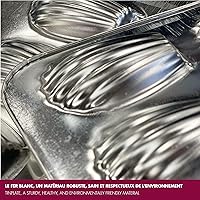 Vista 6 de Gobel Sartén Madeleine de acero estañado pesado de 12 unidades, fabricada en Francia