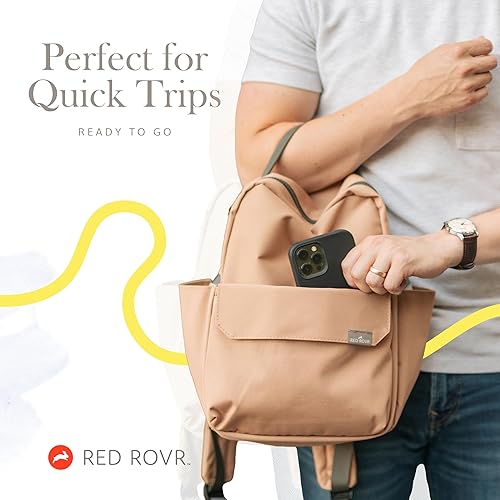 Miniatura 6 de RED ROVR Mochila ligera Mini Roo 6 bolsillos para artículos esenciales diarios (salvia)