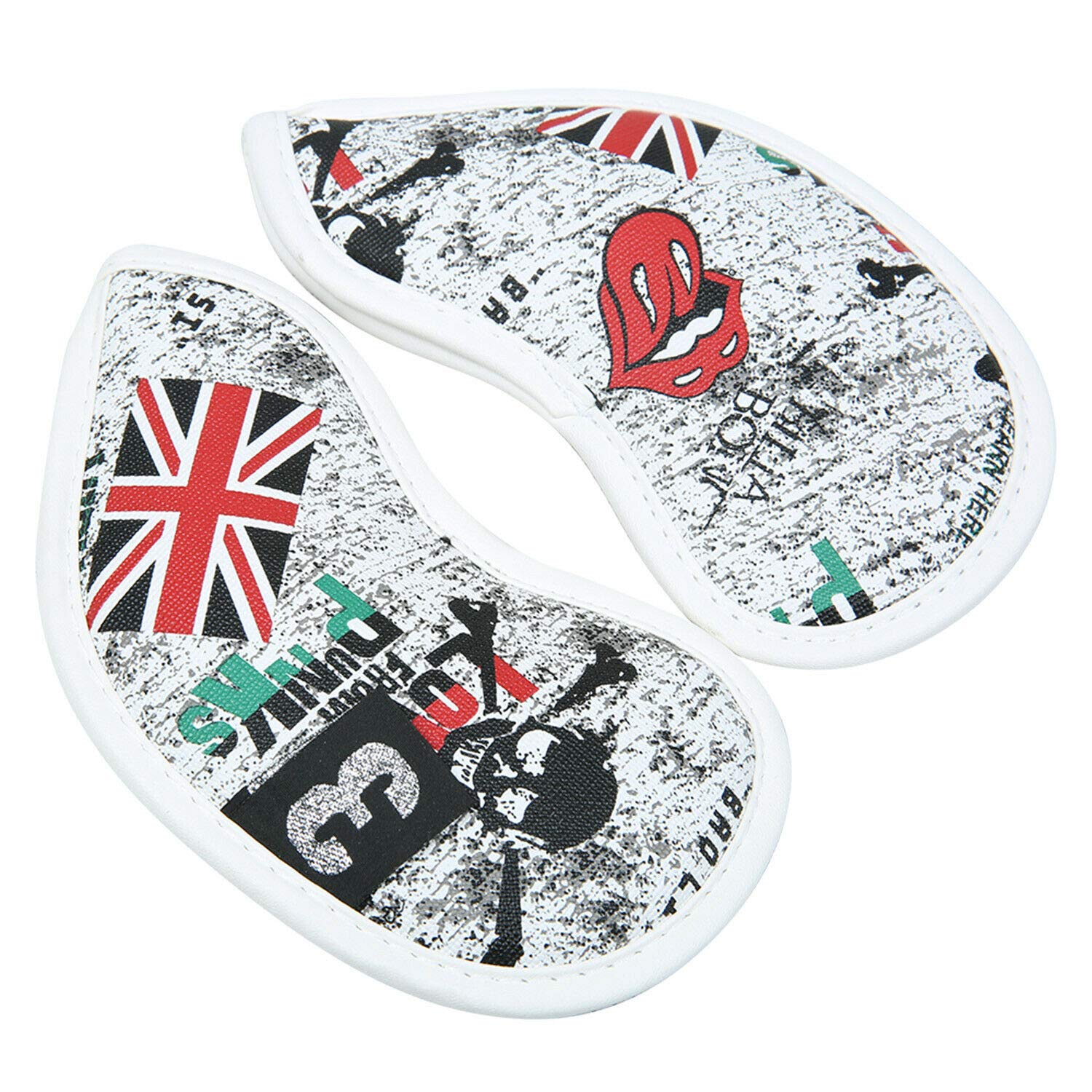 SEACLOUD 10 fundas para palos de golf, Articulos de Golf con cierre magnético, color rojo
