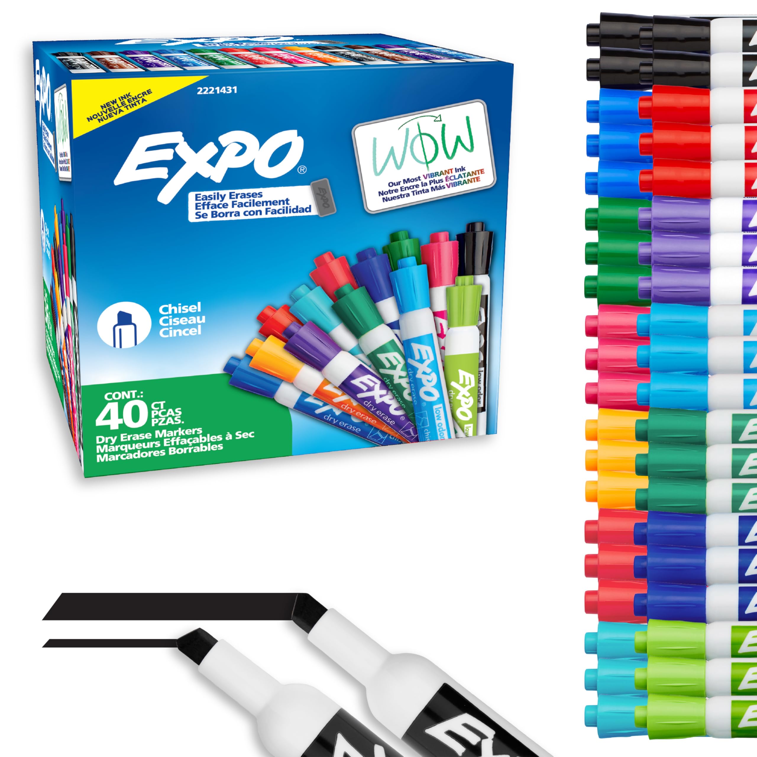 EXPO Dry Erase Markers, Low