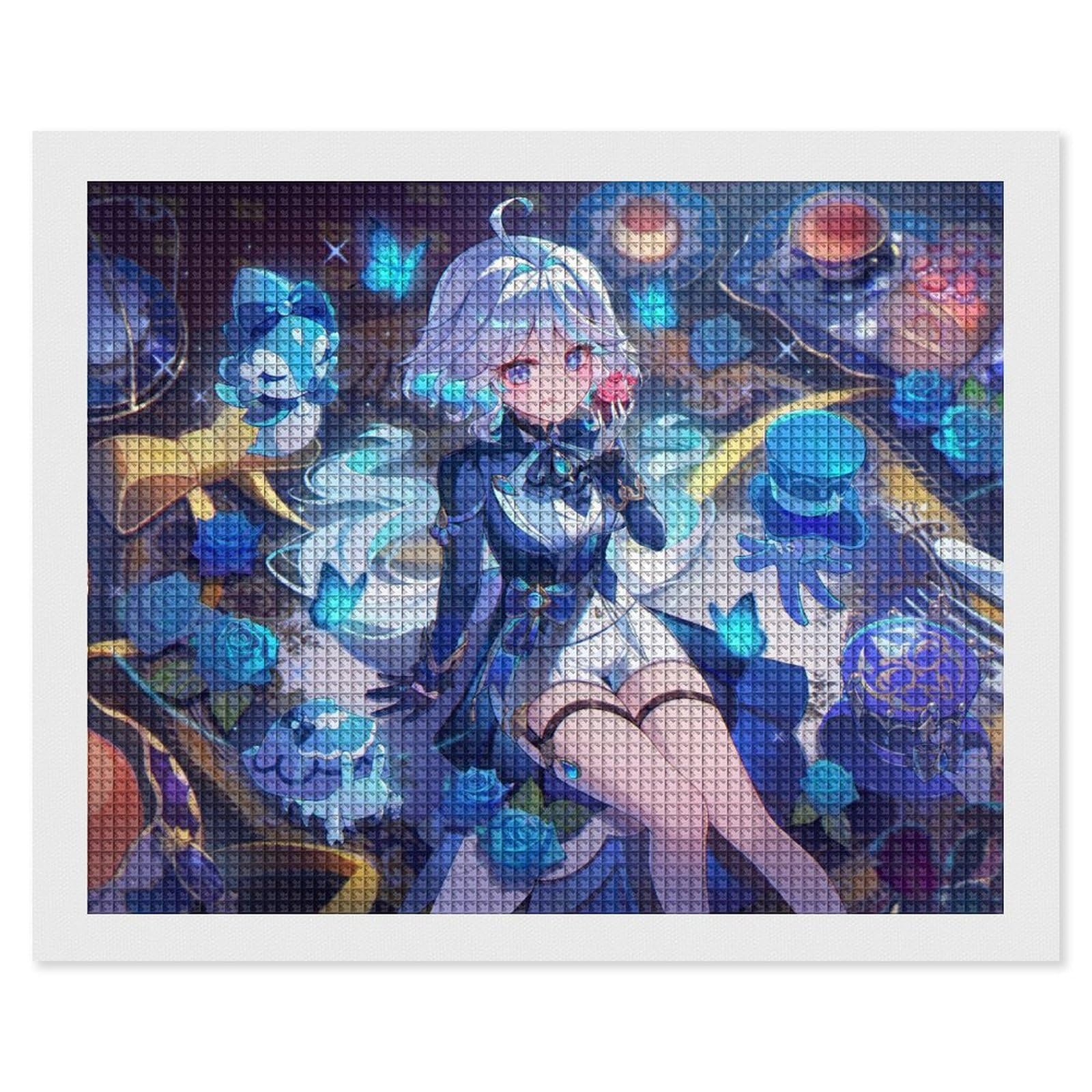 Amazon.co.jp: 原神 フリーナ ダイヤモンドアート 四角いビーズ