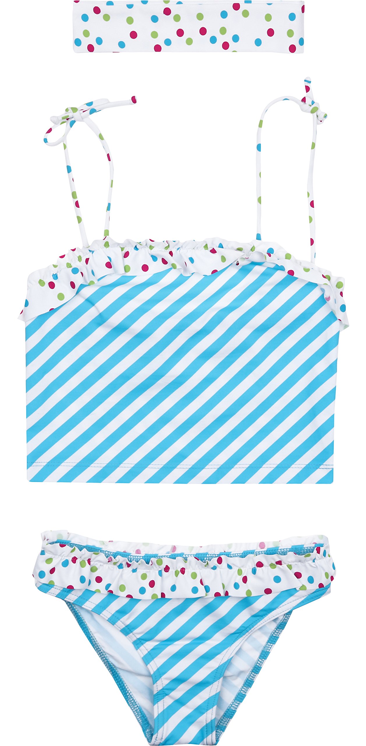 Buy Lorin Girls Bikini Model 40 White Blue Online at desertcartUAE