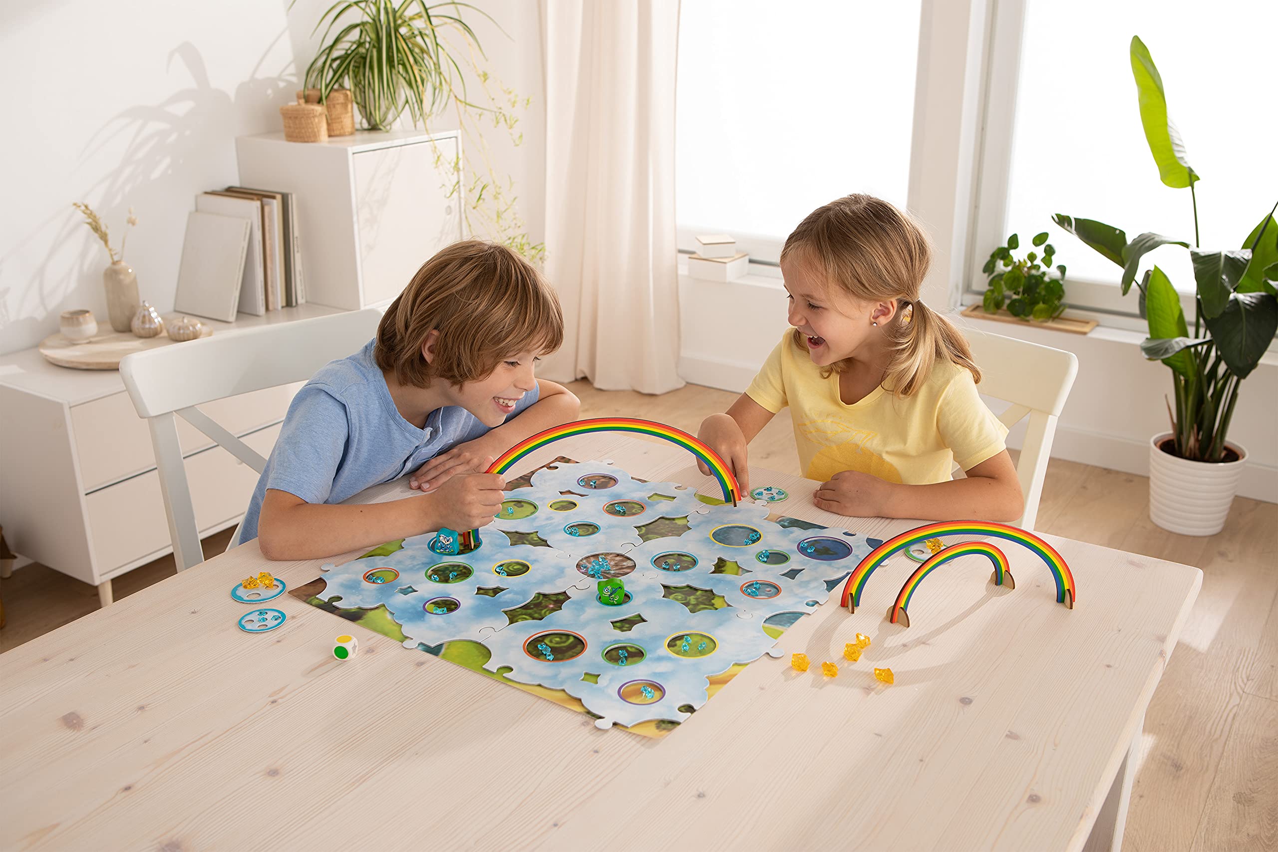 HABA Le Clan ARC-en-Ciel 306176 - Juego de Mesa (colección y estimación de distancias)