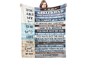 To My Girlfriend Blanket I Love You Blessing Sweet Sayings Quote Throw Blankets