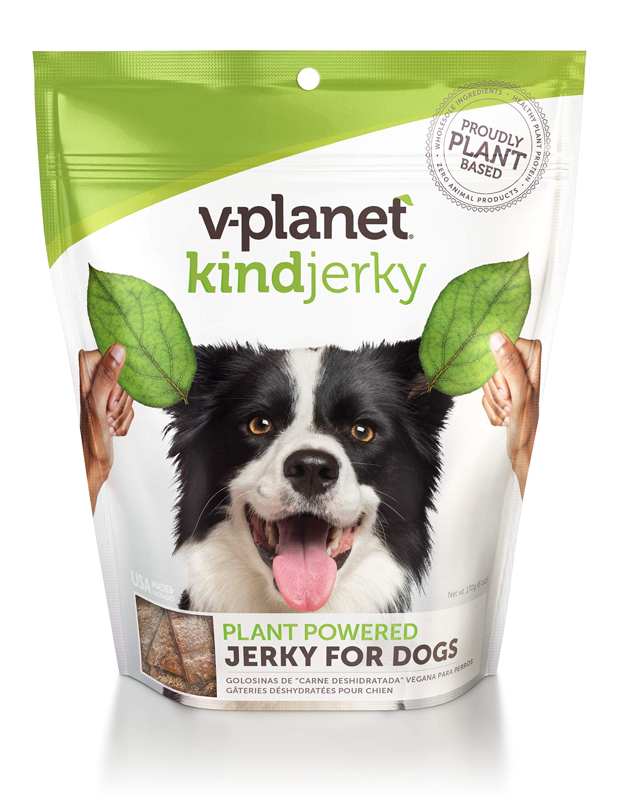 Buy Vegan Jerky Dog Treats, 8 Ounce, Soft and Chewy with Plant