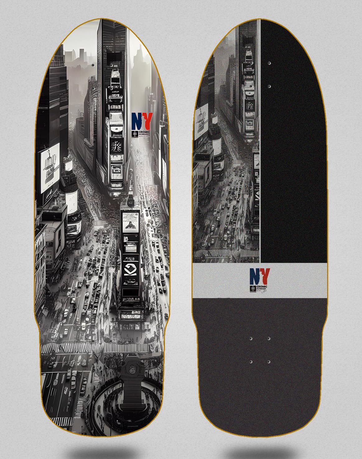 Cromic surfskate Deck Tabla monopatin Skate Skateboard - NY Times 32 Bullet