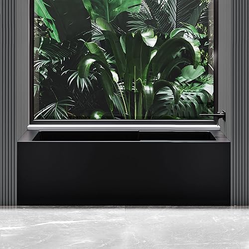 Miniatura 5 de Voltaire - Bañera de alcoba de drenaje a mano derecha de 60 x 32 pulgadas con delantal en bisque