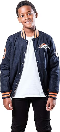 Ultra Game NFL Classic Coaches Varsity Chaqueta para niños