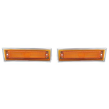Amazon.com: KUAFU Front Fender Side Marker Light Compatible