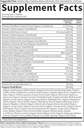 Miniatura 6 de Multitabletas para mujeres orgánicas de Garden of Life 658010117746 120 1 1