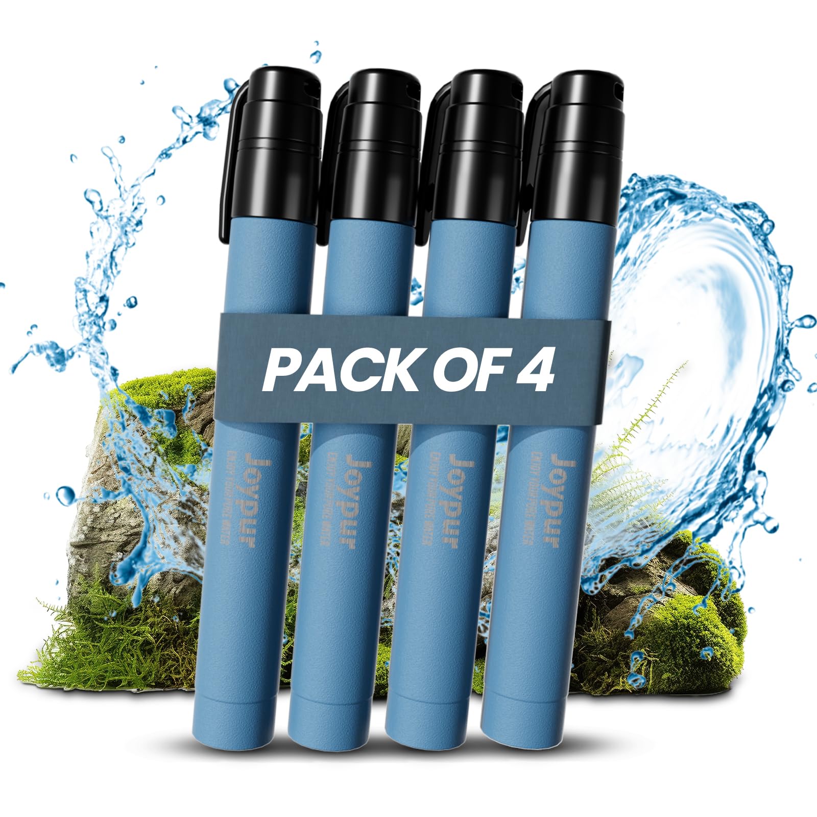 Portable Water Filter Straw Survival, Essential Camping & Hiking Gear, Water Purification Straw for Travel, Biking and Emergency Preparedness