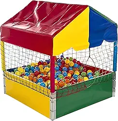Piscina de Bolinhas 1,00m Infantil Com 500 Bolinhas Multicoloridas Premium