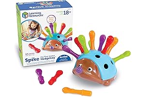 Learning Resources Spike The Fine Motor Hedgehog - The Ultimate Learning Buddy for Toddlers!