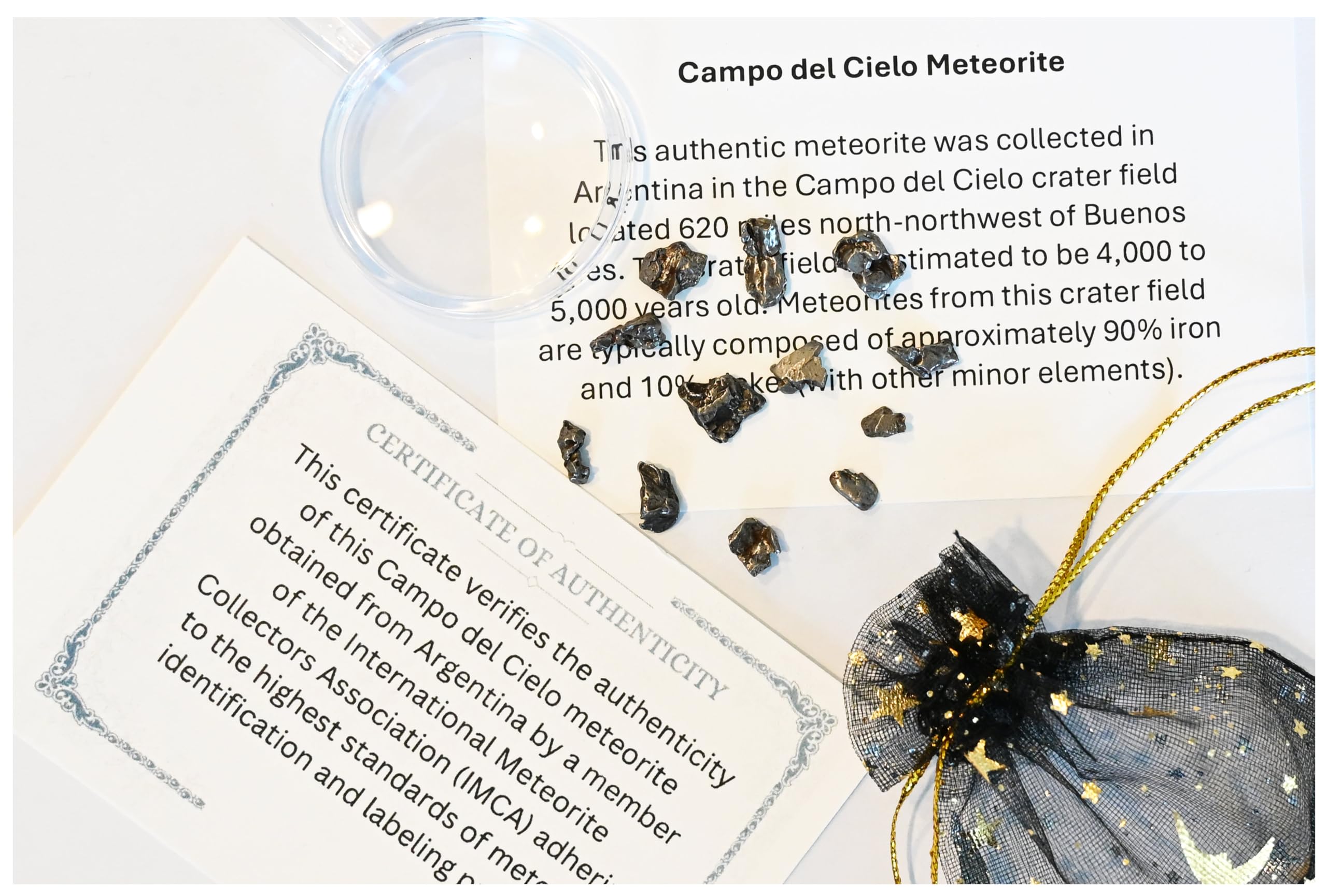Amazon.com: Genuine Meteorite from Space, 10 Piece - Campo del