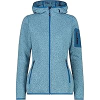 CMP - Giacca Donna Cappuccio Fisso, Anice-Giada-B.Blue