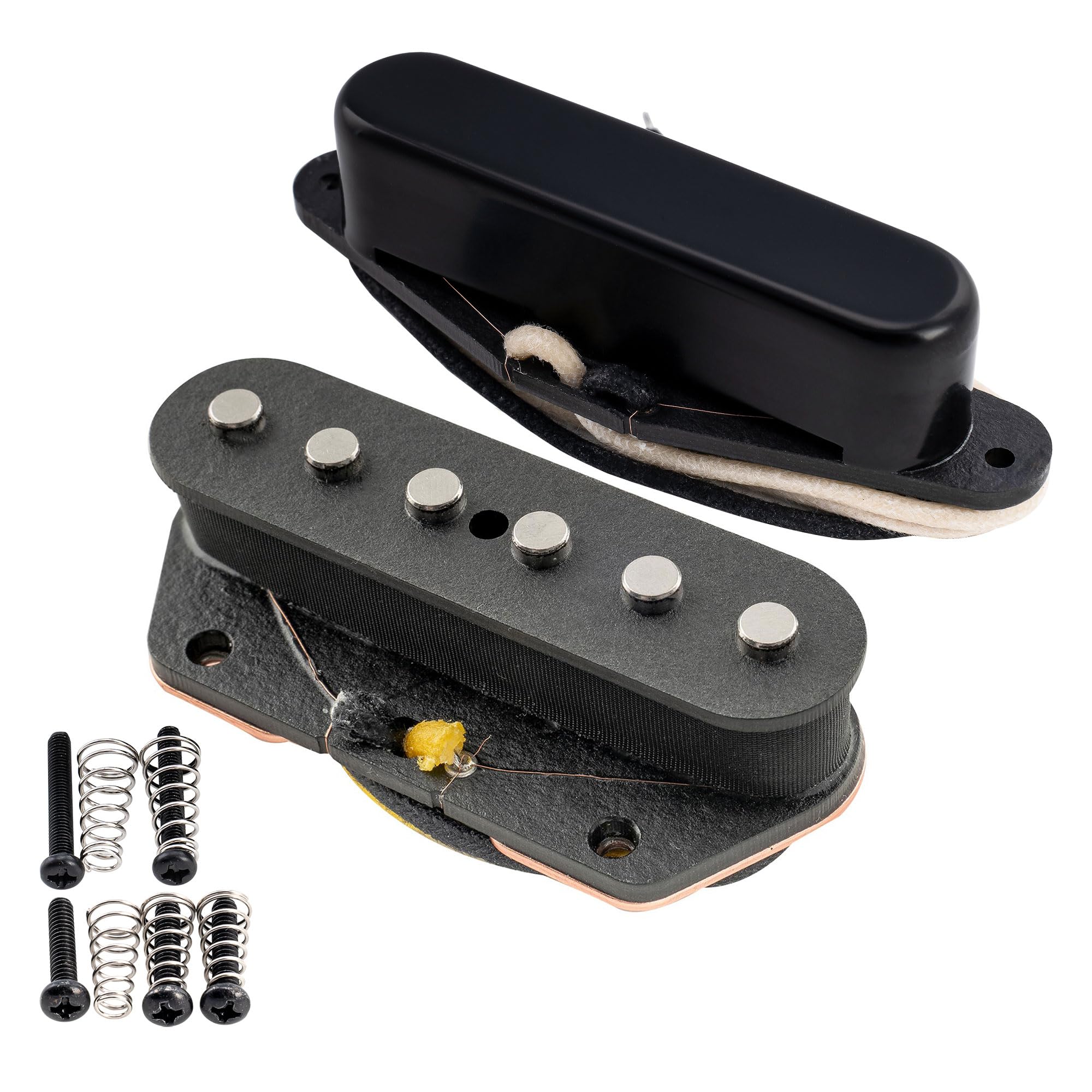 Musiclily Pro TL-50S Alnico 5 Zestaw Przetworników Single Coil Czarny