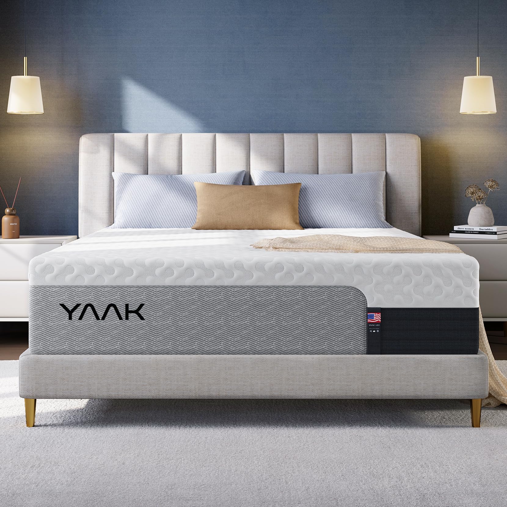 Yaak 14 Inch Queen Memory Foam Mattress